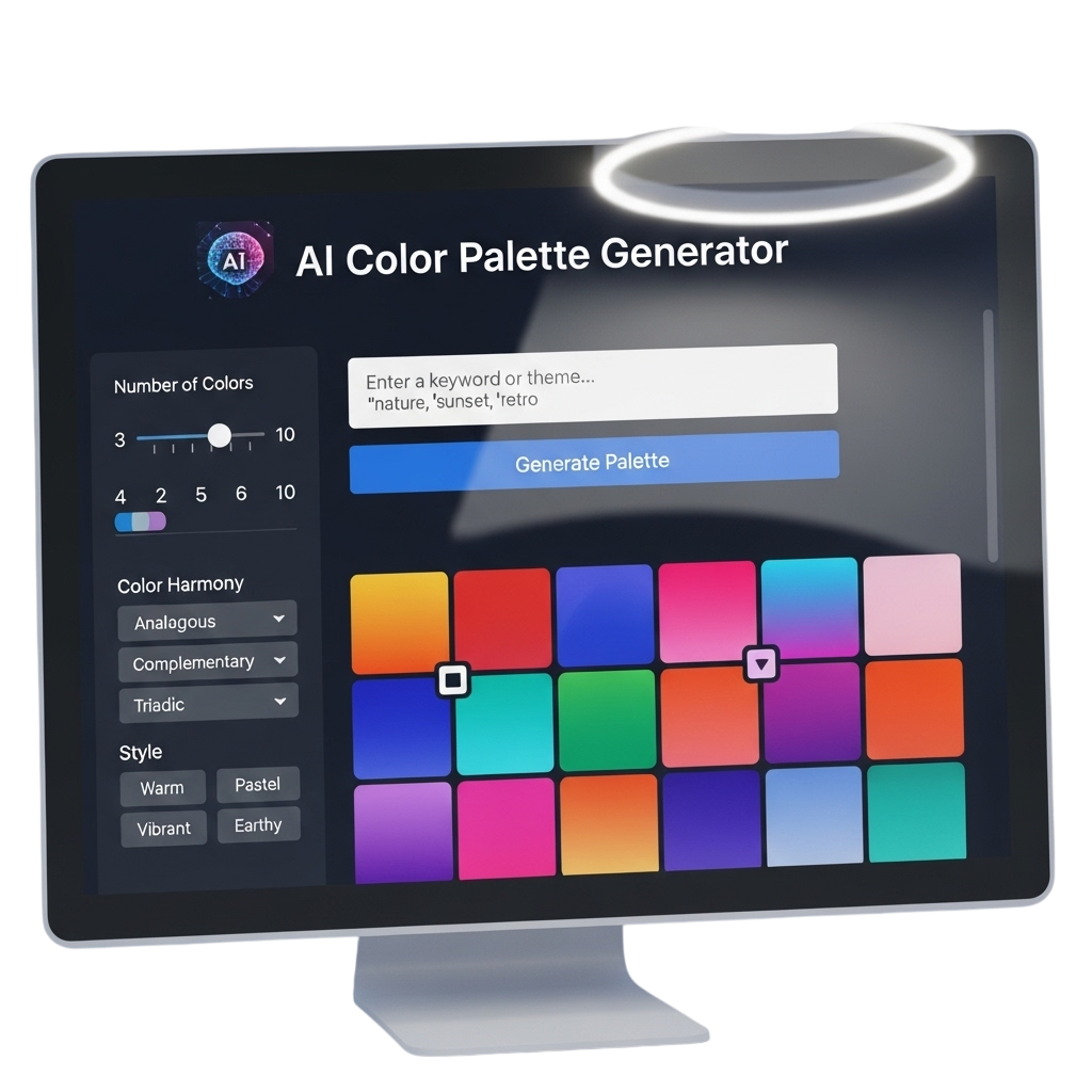 🎨 AI Color Palette Generator App 1 🎨 AI Color Palette Generator App