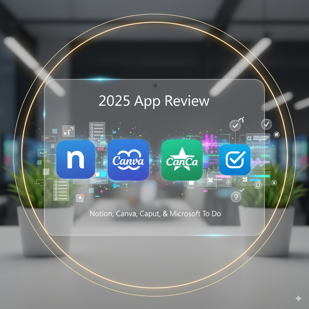 2025 App Review: Notion, Canva, CapCut, and Microsoft To Do — User Experience & Productivity Insights. 7 Generated Image September 17 2025 7 40PM