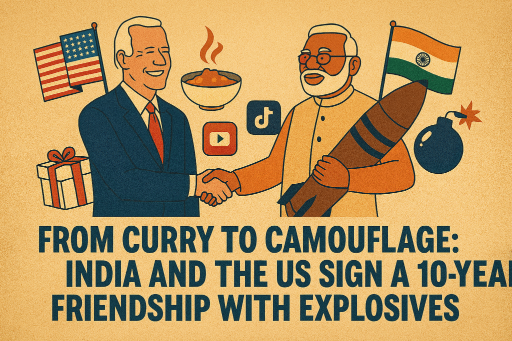 From Curry to Camouflage: India and the US Sign a 10-Year Friendship with Explosives 11 Copilot 20251031 120739
