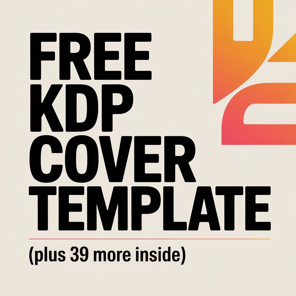 Free KDP Cover Template (Plus 39 More Inside) 2 a professional book cover design