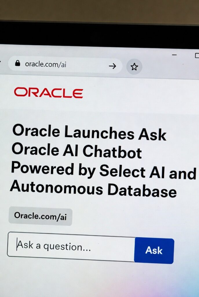 Oracle Launches Ask Oracle AI Chatbot Powered by Select AI and Autonomous Database 3 j123