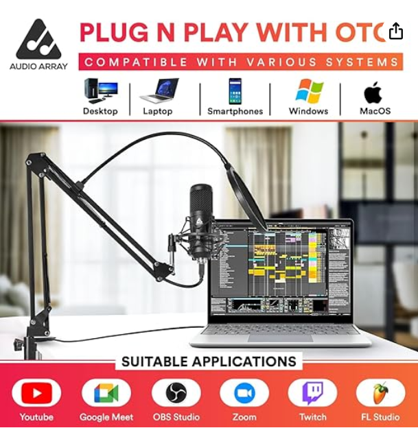 Audio Array AM-C1 USB Condenser Microphone Kit