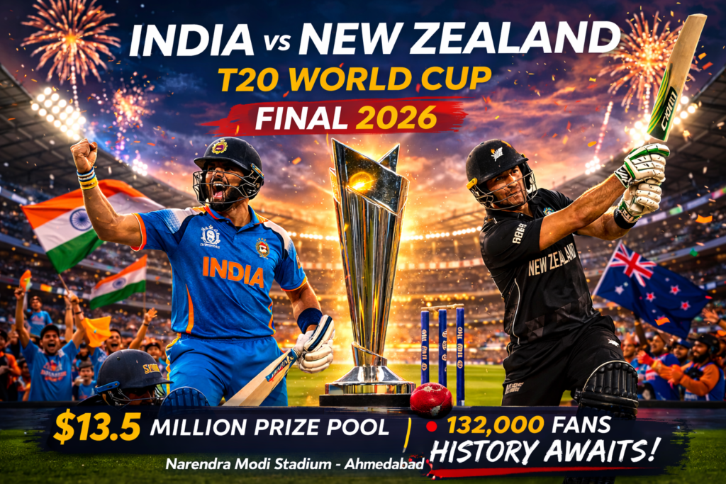 India vs. New Zealand: The Final Countdown – Breaking the "Kiwi Curse" in the 2026 T20 World Cup 3 India vs New Zealand T20 World Cup 2026