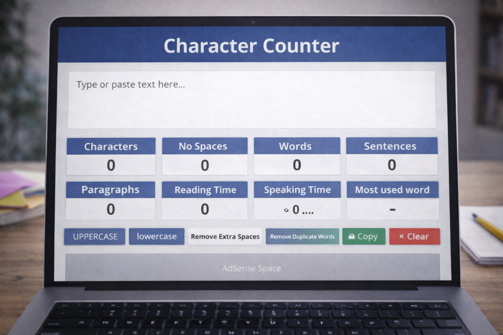 Character Counter Tool