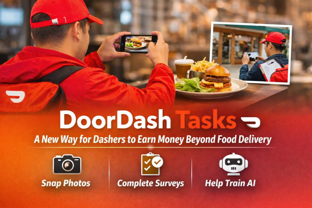 DoorDash Tasks: A New Way for Dashers to Earn Money Beyond Food Delivery 5 DoorDash Tasks earning program