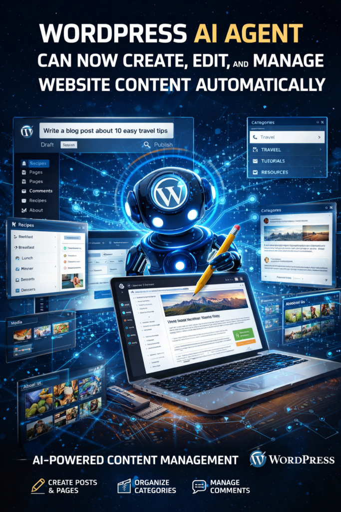 WordPress Introduces AI Agent That Can Create, Edit, and Manage Website Content Automatically 3 WordPress AI agent content management