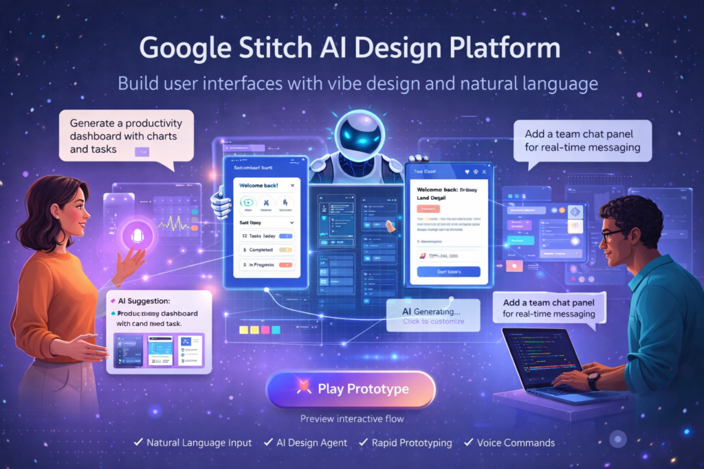 Google Stitch AI design platform