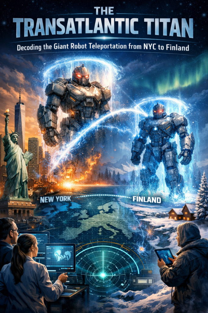 Giant Robot Teleportation