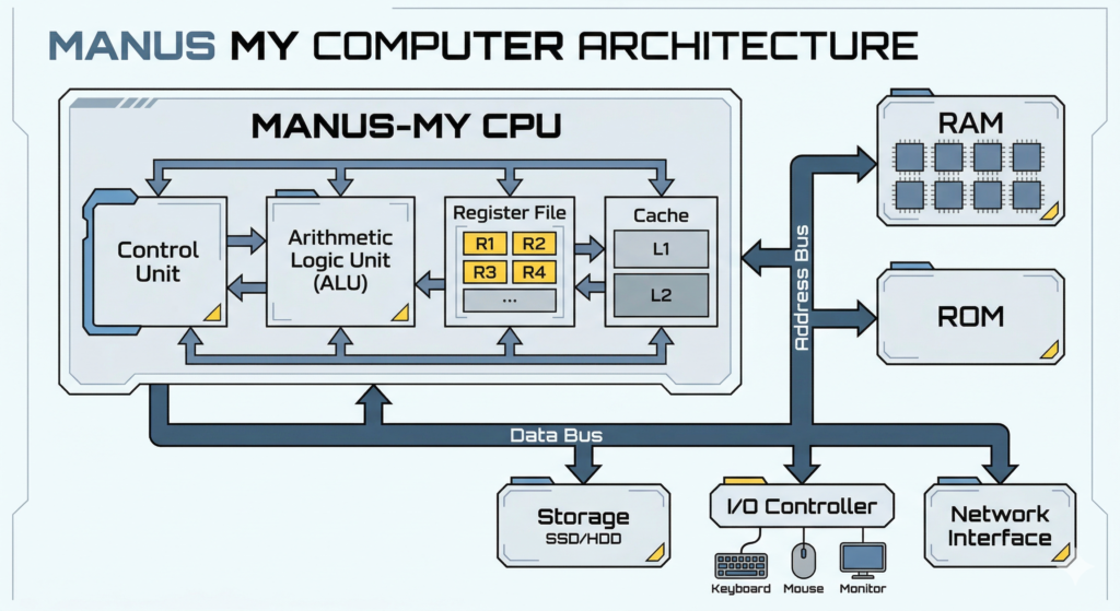 Manus My Computer architecture.