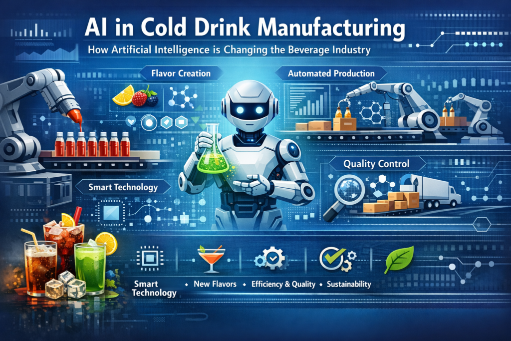 The Use of AI in Making Cold Drinks: How Artificial Intelligence is Transforming the Beverage Industry 1 AI in cold drink manufacturing