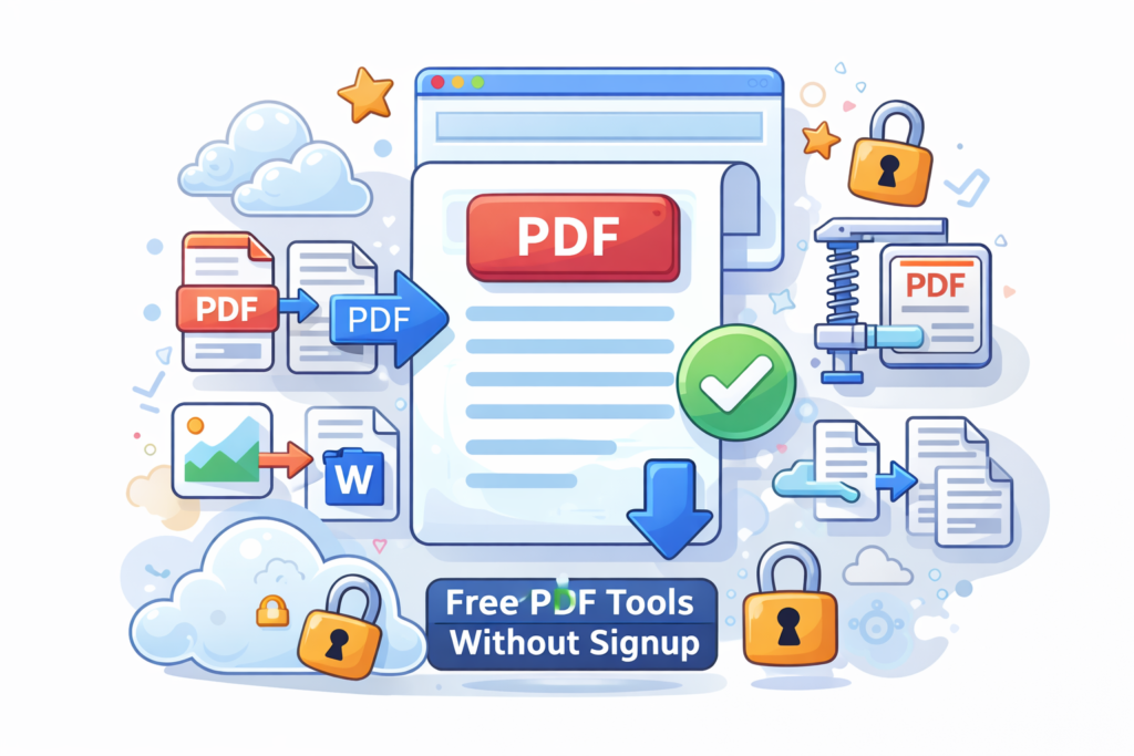 free pdf tools online without signup