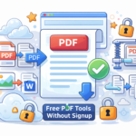 free pdf tools online without signup