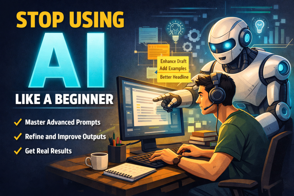 Stop Using AI Like a Beginner: A Practical Guide to Getting Real Results 3 stop using ai like a beginner