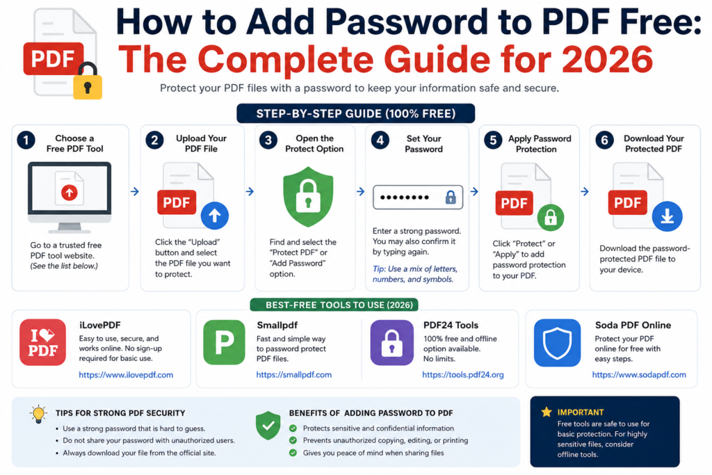 How to Add Password to PDF Free: The Complete Guide for 2026 2 add password to pdf free