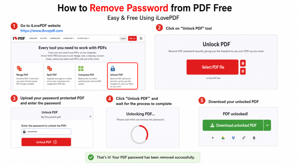 How to Remove Password from PDF Free: The Complete 2026 Guide 1 remove password from PDF free